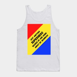 Just Another Superhero Mask Tank Top